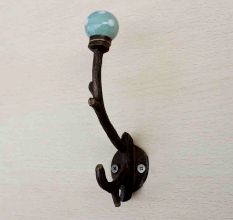 Sage Green Dot Tree Hooks-EHG-24
