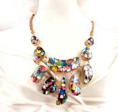 Multi Colour Beautiful Necklace New Designer Jewellery