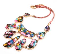 Multi Colour Beautiful Necklace New Designer Jewellery