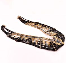Black and Gold Necklace New Beautiful Jewellery
