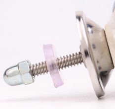 Grey Tiny Flower Cabinet Knob