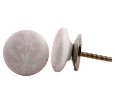 Baby Pink Veronica Flower Knob