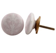 Baby Pink Veronica Flower Knob