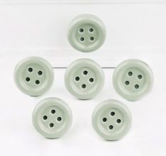 Sage Green Ceramic Button Knob