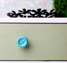 Sea Green Ceramic Button Knob
