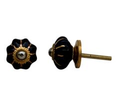 Black Gold Line Small Knob