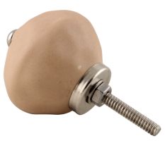 Brown Round Solid Knob