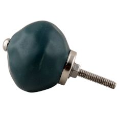 Forest Green Round Solid Knob
