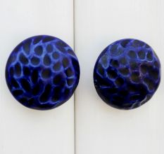 Navy Blue Solid Knob