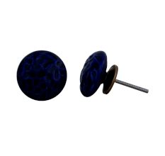 Navy Blue Solid Knob