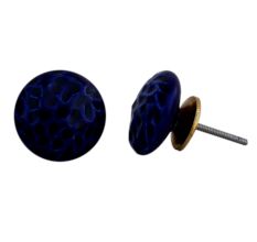 Navy Blue Solid Knob