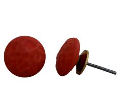 Red Solid Knob
