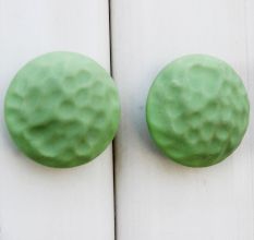 Pea Green Solid Knob