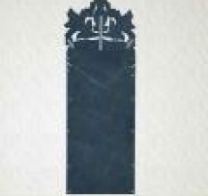 Blue Long Venetian Mirror-46.5 inches X 16 inches