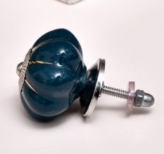 Dark Green Golden Knob