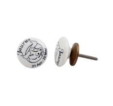 Taurus Flat Ceramic Knob