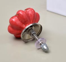 Red Golden Leaf Big Melon Knob