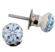Bibiscus Flower Mortice Handle 2.25