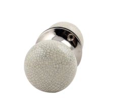 Cream Crackle Mortice Handle 2.25
