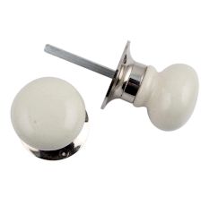 Cream Mortice Handle 2.25