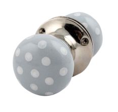 Grey Dot Mortice Handle 2.25