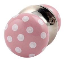 Pink Dot Mortice Handle 2.25
