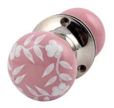 Pink Floral Moritce Handle 2.25