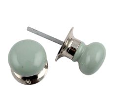 Sage Green Mortice Handle 2.25