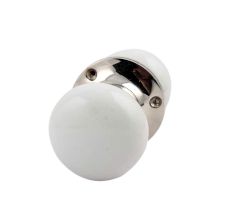 White Mortice Handle 2.25