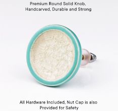 Sea Green Solid Knob