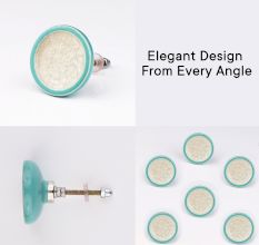 Sea Green Solid Knob