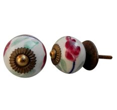 Watery Floral Knob