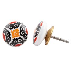 Multi Black Colored Ceramic Knob