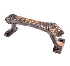 Jaguar Faced Both Side Bronze Door Handle