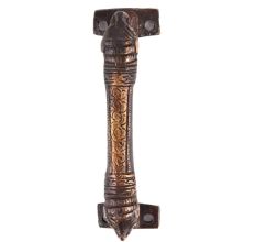 Jaguar Faced Both Side Bronze Door Handle