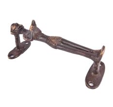 Bronze Hand Carved Tribal Men Door Handle