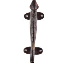 Hand Carved Bronze Parrot Drawer Handle