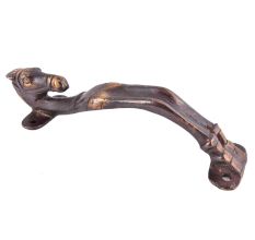 Carved Horse Figurine Bronze Door Handle