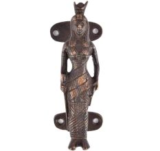 Bronze Tribal Lady Door Handle