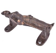 Bronze Tribal Lady Door Handle