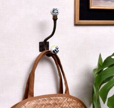 Multicolor Leaf Iron Hooks-EHG-60