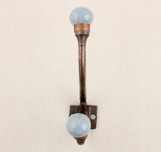 Grey Crackle Iron Hooks-EHG-87