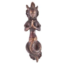 Naga Serpent Door Handles In Brass