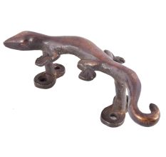 Lizard Design  Brass Door Handle