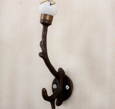 Yellow Blue Leaf Tree Hooks-EHG-71