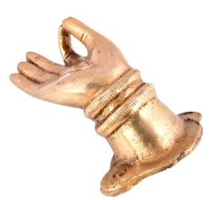 Mudra  Golden Coloured Brass Door Handle