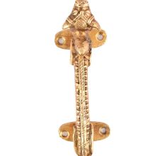 Bull Design Golden Figurine Door Handle