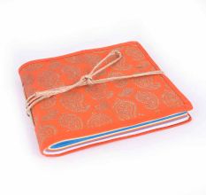 Orange with Blue Colour Designer Diaries/ Notebook
