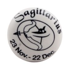 Sagittarius Flat Ceramic Wine Stopper