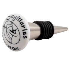 Sagittarius Flat Ceramic Wine Stopper
